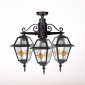 Потолочный светильник уличный Oasis Light FARO lead GLASS 91170A/3 lgY Bl