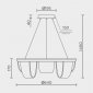 Подвесной светильник  L7706-630 BK