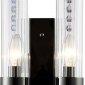 Бра Crystal Lux OTONO AP2 BLACK CHROMIUM/TRANSPARENTE