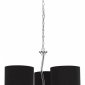 Подвесная люстра Mantra Eve Chrome - Black Shade 1171