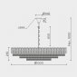 Подвесная люстра  ML.7092.1000 CR
