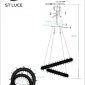 Подвесной светодиодный светильник ST Luce Lucchero SL6105.203.02
