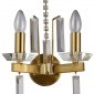 Бра Crystal Lux Marron AP2 Brass