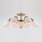 Потолочная люстра Eurosvet 22010/6+2 античная бронза