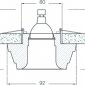 Точечный светильник Decoro DL212G/8
