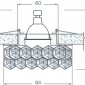 Точечный светильник Downlight DL062.02.1/12 crystal/jet