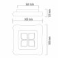 Потолочный светодиодный светильник DeMarkt Эрида 706010801
