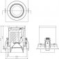 Точечный светильник Periscope DL18621/01SQ Black Dim