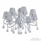 Потолочная люстра Arte Milano Amalfi-7146 337146/8 WT+SL