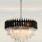 Подвесная люстра Darian DARIAN 76017/10C CHROME BLACK
