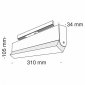 Трековый светильник Maytoni Track lamps TR013-2-20W3K-B