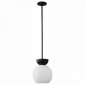 Подвесной светильник iLamp Mono P6079-1 BK+WH