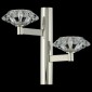 Бра Crystal Lux Rebeca AP2 Nickel