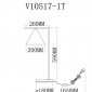 Настольная лампа Moderli Omaha V10517-1T