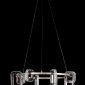 Подвесная люстра Theona LE7701/8 Grey/Black Chrome
