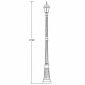 Наземный фонарь Oasis Light 91309S Bl