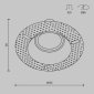 Точечный светильник Dot DL042-01-RD-B