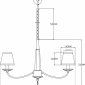 Подвесная люстра Moderli Inna V2662-8P