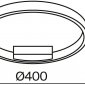 Потолочный светильник Rim MOD058CL-L25WK