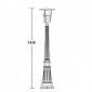 Наземный фонарь Oasis Light 68911 Bl