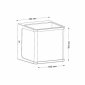 Уличный настенный светильник Italline IT3007B