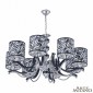 Подвесная люстра Arte Milano Florentia-4957 304957/8 Bk/Ni
