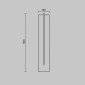 Наземный низкий светильник Maytoni Outdoor Line O484FL-L15GF3K