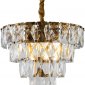 Подвесная люстра DeLight Collection Amazone KG1113P-7 brass/clear