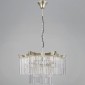 Подвесная люстра Illumico IL3357-6+3PSQ-24 GD LYRA