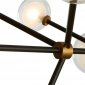 Подвесная люстра DeLight Collection Nabila 10101P/10 black/gold