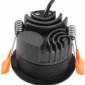 Точечный светильник Mars 107-7W-D64-3000K-24DG-BK