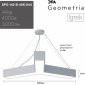 Подвесной светодиодный светильник Geometria ЭРА Igrek SPO-142-W-40K-044 44Вт 4000К белый Б0050568