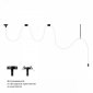 Подвесной светильник Loft IT Thread 10388B Black