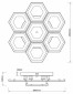 Потолочная люстра Escada Hexagon 10204/7LED