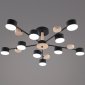Потолочная люстра Reluce 03758-0.3-10 BK+WOOD GX53