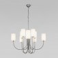Подвесная люстра Eurosvet Abbey 60164/10 никель Smart