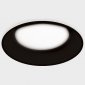 Встраиваемый светодиодный светильник Italline IT06-6012 black 4000K