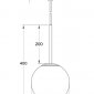 Подвесной светильник Maytoni Basic form MOD321PL-01G3