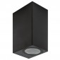 Архитектурная подсветка Uniel UUL-A01S UUL-P42A 2х6W/GU10 IP65 BLACK