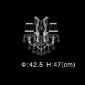 Бра Illuminati Meloni MB09006053-2A chrome/smoky