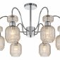 Потолочная люстра Escada Gloss 1141/6PL Chrome/Beige