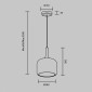 Подвесной светильник Maytoni Spirito MOD286PL-L18B3K