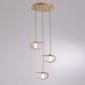 Подвесной светильник DeLight Collection MD24020901 MD24020901-3A gold/cognac