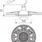 Точечный светильник N1555 N1565-Light copper
