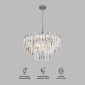 Подвесная люстра Eurosvet Elegante 10130/8 хром/прозрачный хрусталь Strotskis
