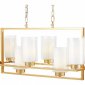 Подвесная люстра Lumina Deco Lino LDP 1239-8 F.GD