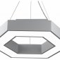 Подвесной светодиодный светильник Geometria ЭРА Hexagon SPO-123-W-40K-045 45Вт 4000К белый Б0050554