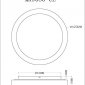 Потолочный светильник Neso MR9080-CL