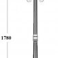 Наземный фонарь KRAKOV 1 L 87208LA/18L Gb