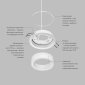Точечный светильник GLOW DK-DH2010-WH